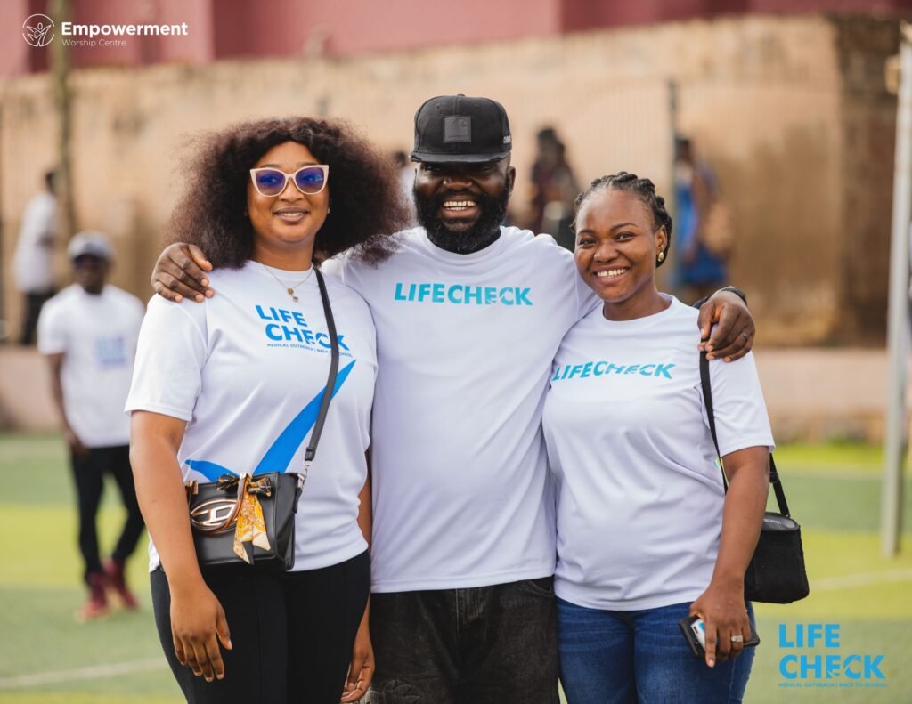 Three LifeCheck staff members together